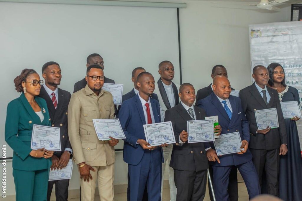 New child protection officers in benin graduate