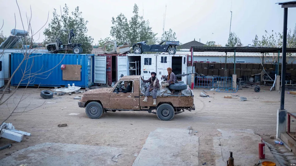 Malian military aircraft conducting strike operations