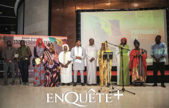 Audience at the screening of Independence Tey at the Museum of Black Civilizations in Dakar