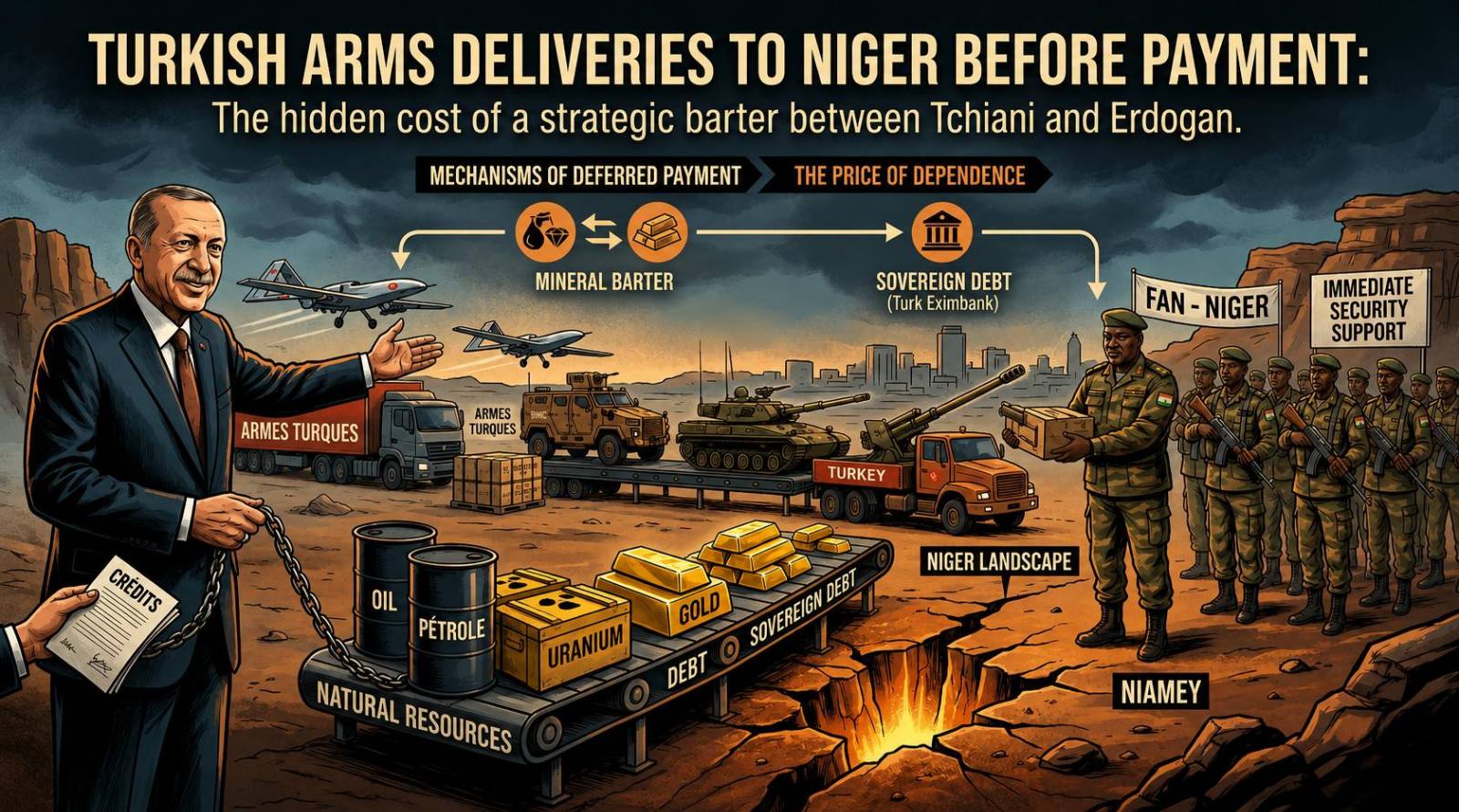 Niger’s strategic barter with Turkey exposes hidden costs of military cooperation