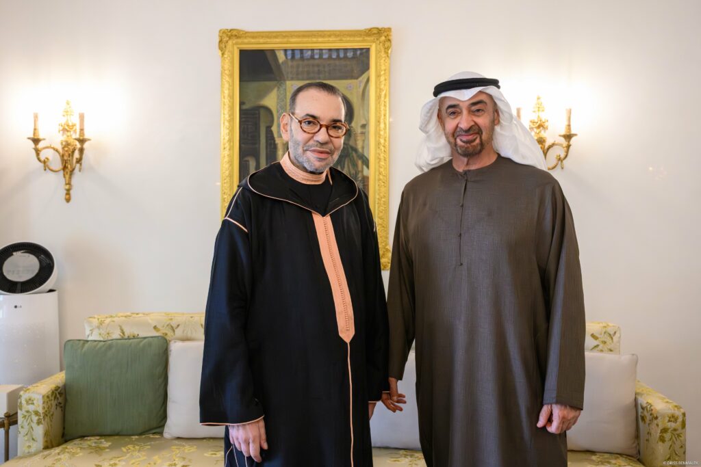 King Mohammed VI meets with Sheikh Mohammed Ben Zayed Al-Nahyane in Rabat