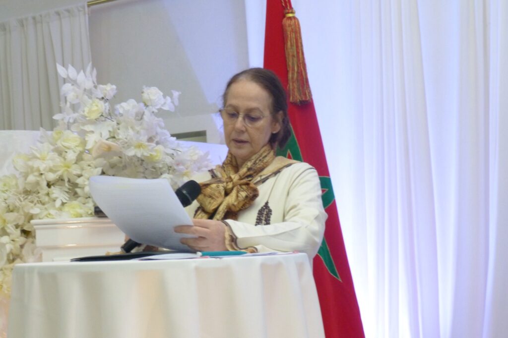 General Consul Boutaina Bouabid speaking at the event