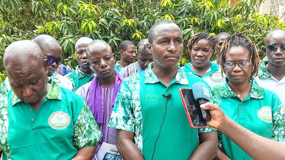 Ousmane Bolly, president of the Union of Public Pharmacy Depot Managers and Cashiers of Burkina Faso