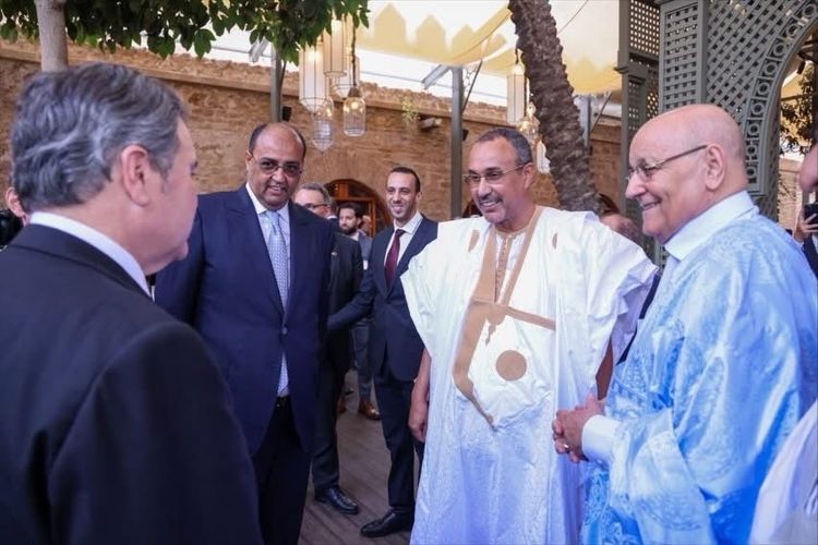 From left to right: Richard Duke Buchan III, Sidi Hamdi Oild Errechid, Ynja El Khattat and Moulay Hamdi Old Errechid. Rabat, June 9, 2026.