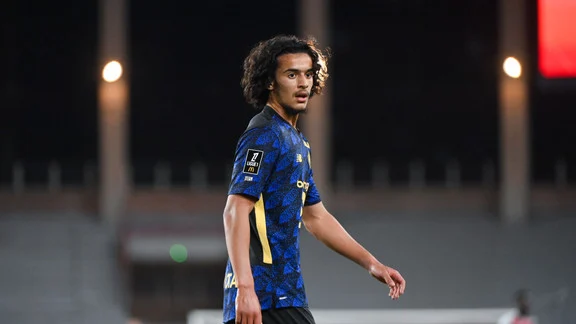 Ayyoub Bouaddi in action