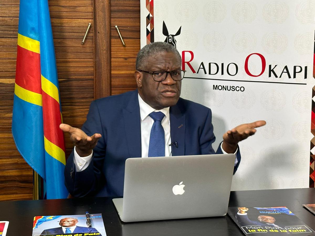 Dr. Denis Mukwege, 2023 presidential candidate Portrait of Dr. Denis Mukwege