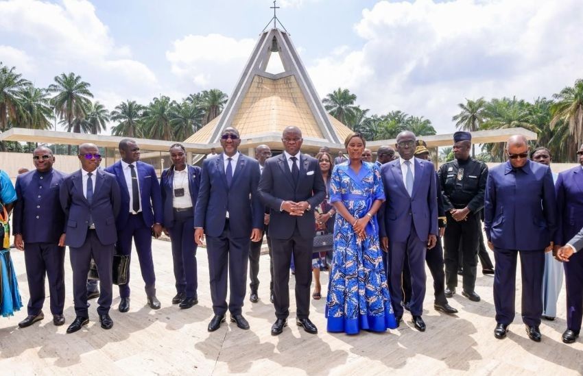 Gabon's President Oligui Nguema in Yamoussoukro