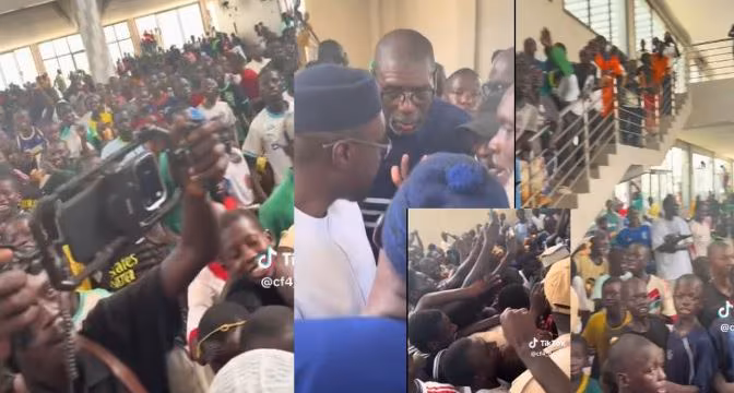 Sonko's visit to Louga halted by enthusiastic crowd in Koki