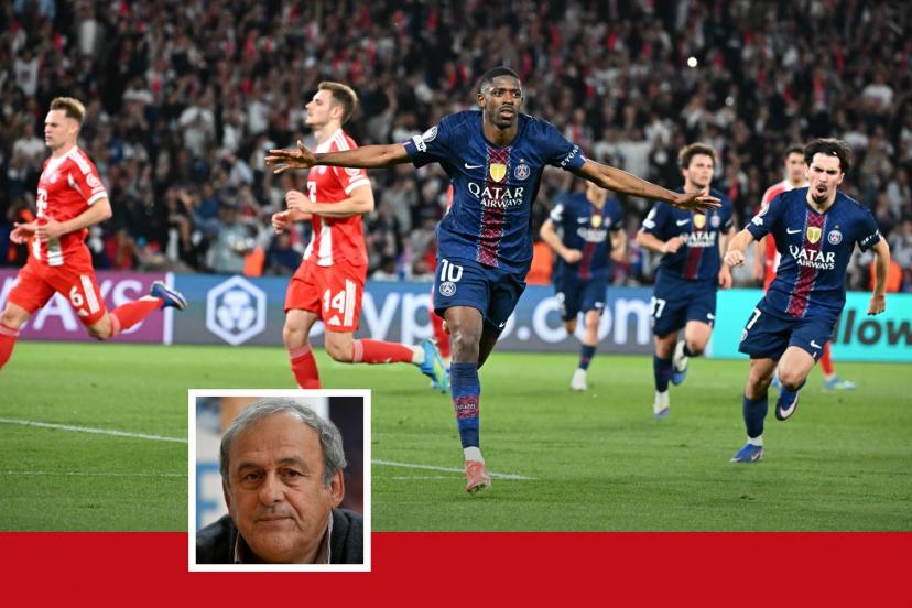 Michel Platini speaking about PSG-Bayern Munich